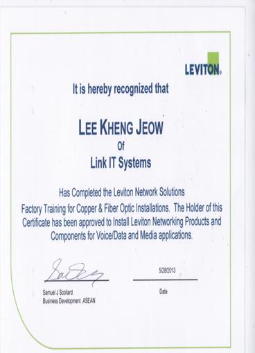 Leviton Certificate.jpg